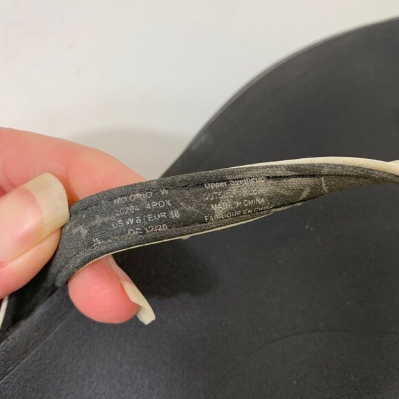 Olukai Ho‘ōpio Women’s Classic Beach Sandals in White Size 8 - Picture 6 of 7